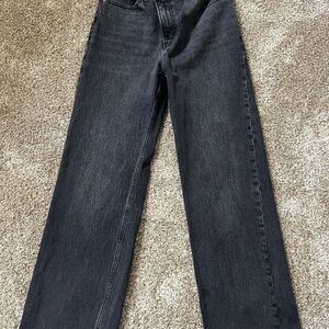 Abercrombie & Fitch Dark Gray High Rise Jeans